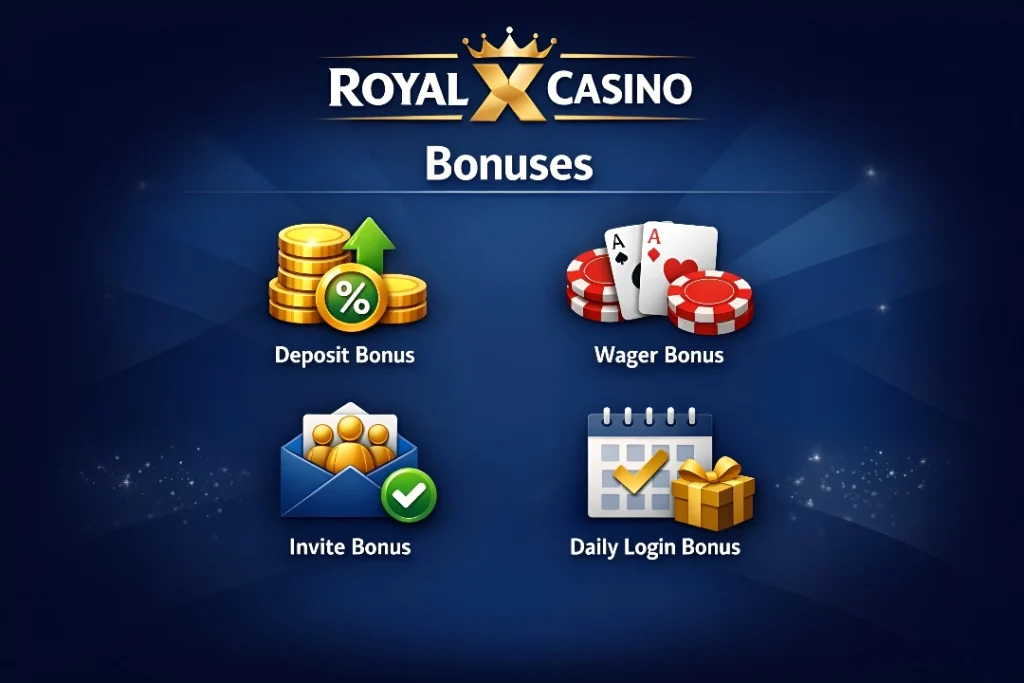 Royal X Casino Bonuses