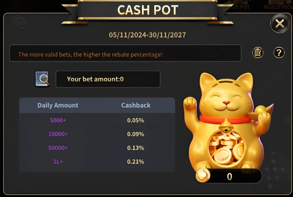 Royal X Casino Cash Pot