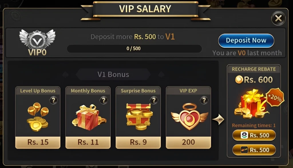 VIP Bonus
