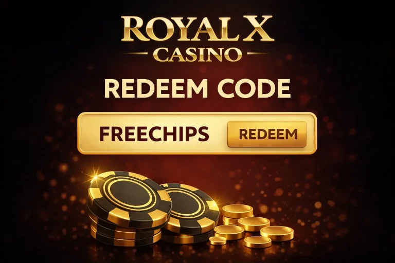 Royal X Casino Redeem Code Free Chips