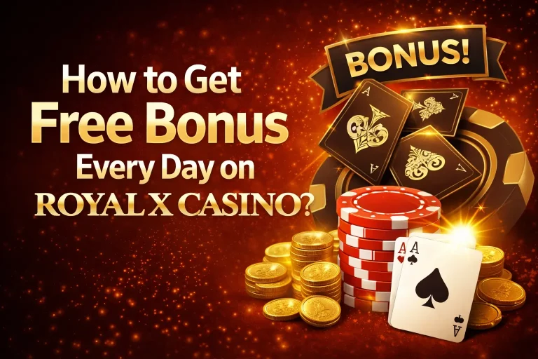 How to Get Free Bonus Every Day on Royal X Casino?