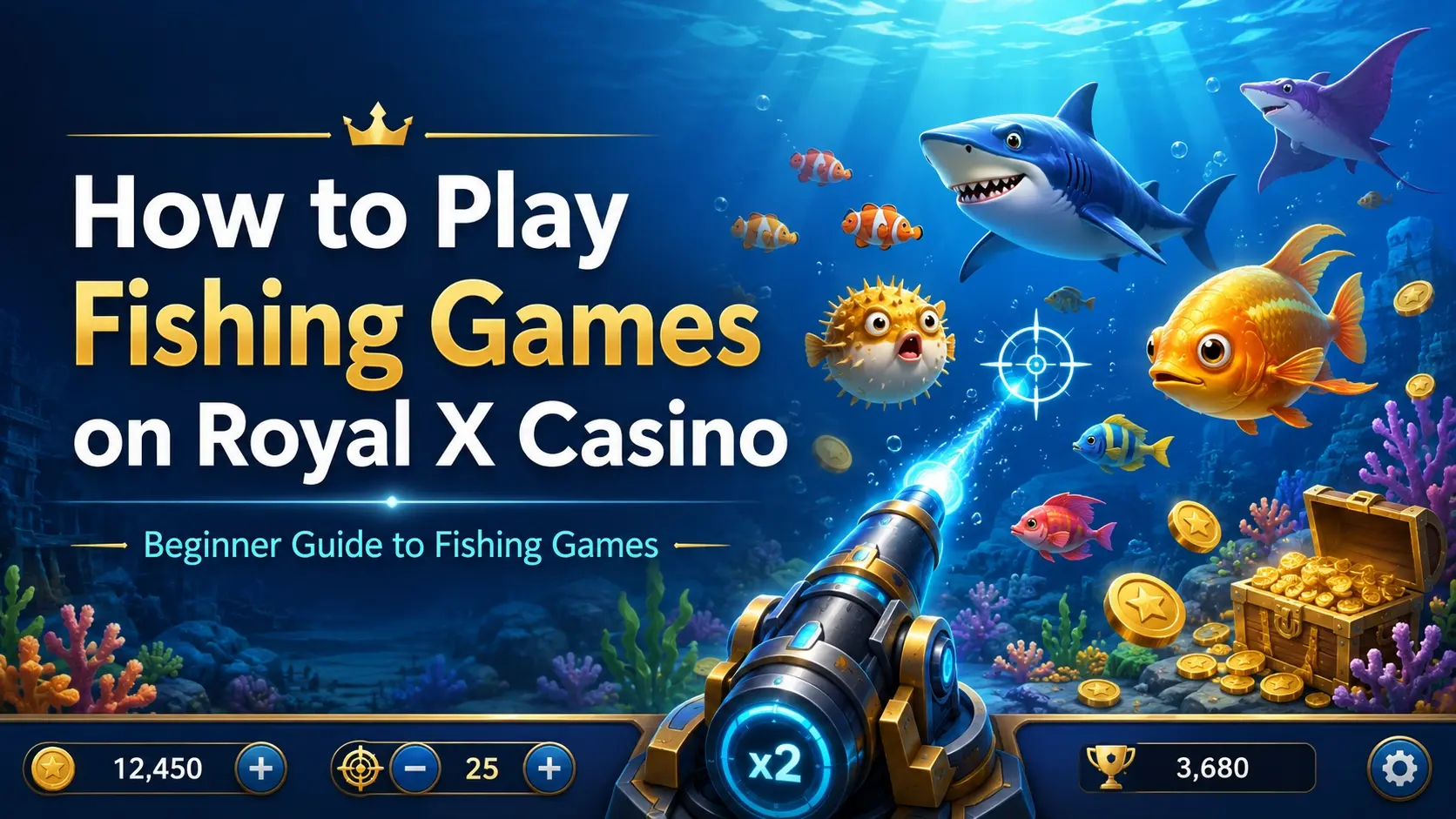 How to Play Fishing Games on Royal X Casino?